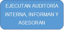 EJECUTAN AUDITOR�A INTERNA, INFORMAN Y ASESORAN

